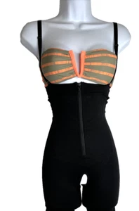 Body Shaperz Camila taglia grandi nero aperto sottile aderente alla postura - Foto 1 di 17