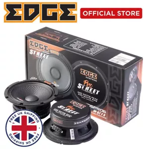 EDGE 6.5" PRO AUDIO SPEAKER 400 WATTS MAX CAR AUDIO 200 WATTS RMS LOUD- PAIR - Picture 1 of 8