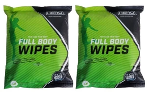 everyHERO Full Body Wipes for Adults 20Count Unscented Extra Large 13inchx 12inc - Picture 1 of 4