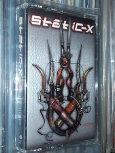 RARE ORIGINAL STATIC-X MACHINE CASSETTE TAPE USA SEALED INDUSTRIAL NU METAL - Picture 1 of 4