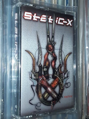 RARE ORIGINAL STATIC-X MACHINE CASSETTE TAPE USA SEALED INDUSTRIAL NU METAL - Image 1 of 4