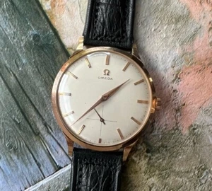 Vintage Omega 18K Solid Rose Gold - Large Case 37mm - Manual Wind Movt. Cal. 267 - Picture 1 of 8