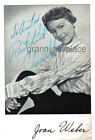 1950's Hand Signed AUTOGRAPH Photo of Joan Weber  4 X 6
