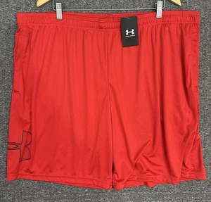 Under Armour Herren UA Tech Grafik Shorts 3XL rot lockere Passform leicht neu mit Etikett - Bild 1 von 10