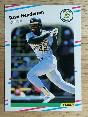 1988 Fleer Update #U53 Dave Henderson - Image 1 of 2