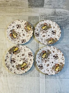 Johnson Bros Autumn's Delight Set di 4 piatti laterali 7" pietra di ferro incisa a mano - Foto 1 di 6