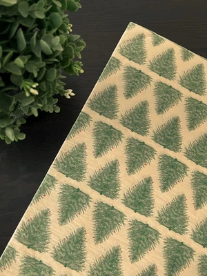 EVERGREEN KRAFT Design Tissue Paper Sheet Choose Size & Package Amount - Image 1 of 4