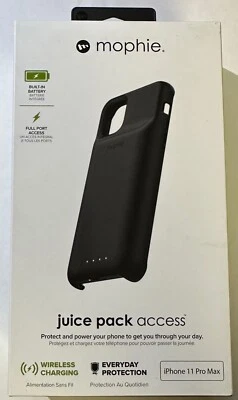 Caja Abierta Mophie Juice Pack Acceso iPhone 11 Pro Max (6.5") 2200mAh Estuche Batería Foto 1 de 4
