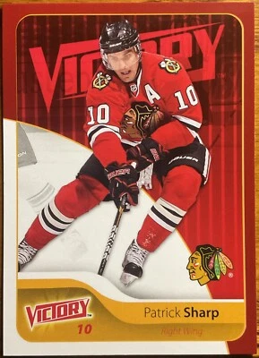 2011-12 Upper Deck Victory Red Patrick Sharp #43 Chicago Blackhawks - Image 1 of 2