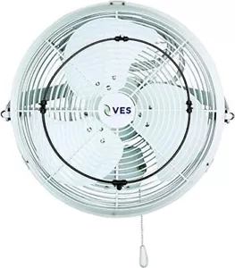 Fan, 18" Outdoor Wall, 120V, 1/10HP, 60Hz, 3 Galvanized Steel Blades, AC Motor - Picture 1 of 17