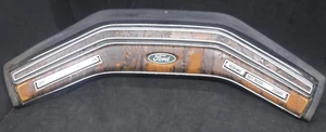 Almohadilla de bocina de volante de grano de madera Burl 80-86 con Cruise F150 F250 F350 Bronco - Imagen 1 de 7