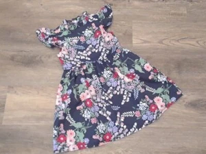 EEUC Janie and Jack girls size 6 the park garden dress merchant marine floral - Picture 1 of 3