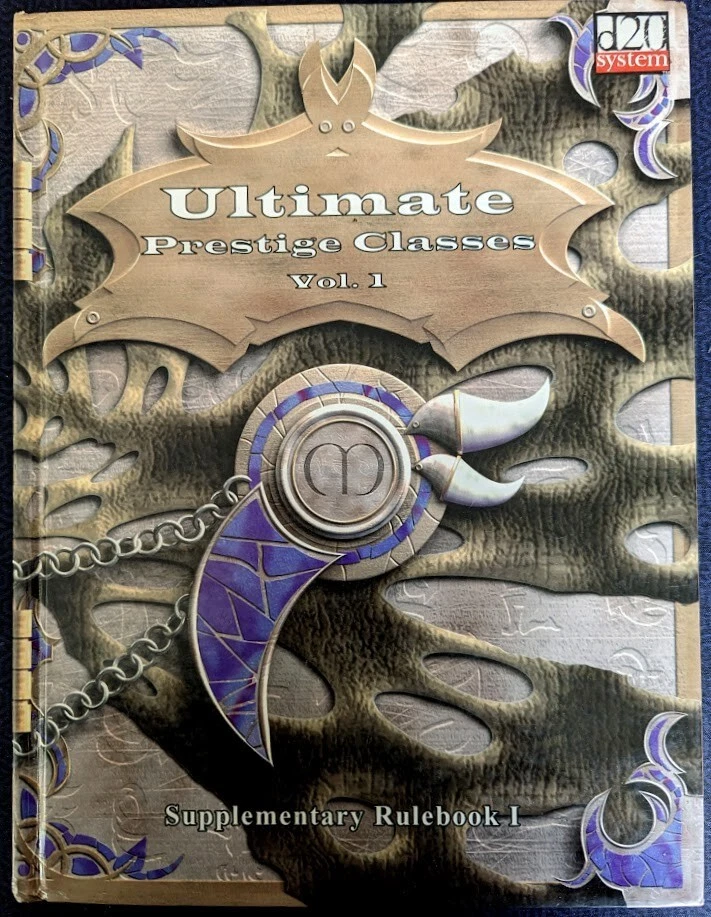 Mongoose D20 RPG Ultimate Prestige Classes ~ VG+ - Image 1 of 2