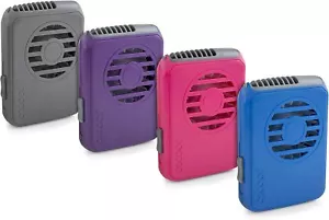 O2COOL Deluxe Personal Cool Necklace Fan Hands- Free Battery Operated Wearable - Picture 1 of 50