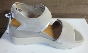 GEOX D SPHERICA EC 6 WOMEN'S SUEDE SAND SANDAL - US SIZE 5 - Picture 1 of 5