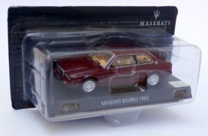 Altaya 1/43 Scale Model Car AL26320B - 1982 Maserati Biturbo - Maroon