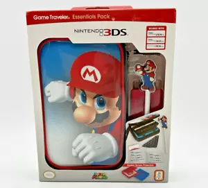 Nintendo 3DS And 2DS XL Mario Travel Case Game Traveler Essentials Pack New Seal - Picture 1 of 7