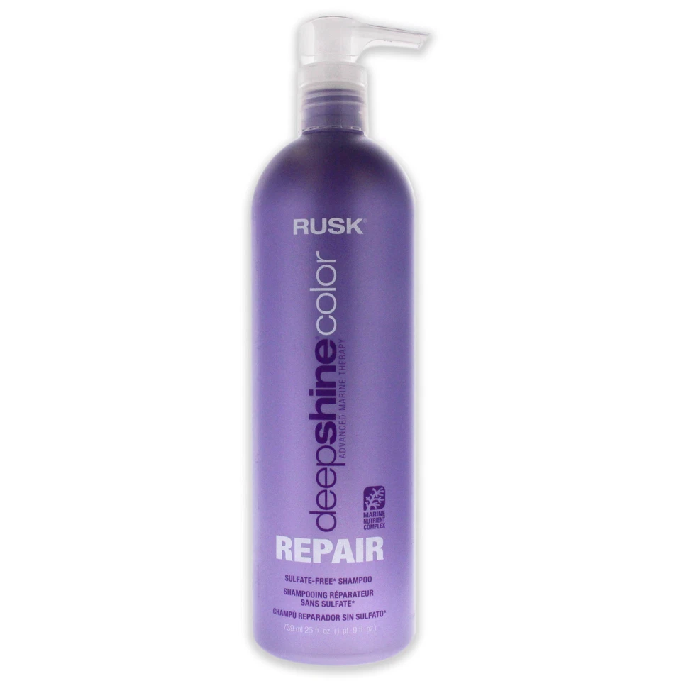 Xampu Deepshine Color Repair sem sulfato da Rusk para unissex - Xampu 25 oz - Imagem 1 de 1