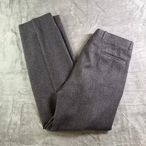 Bozzalla & Lenna Co Wool Pants Herringbone Pleated Front Trousers Gray Size 34 - Picture 1 of 10