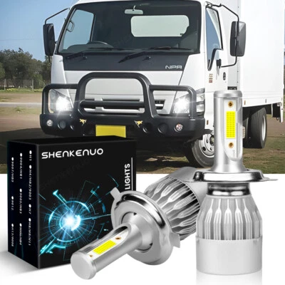 6000K White LED Headlight Light Bulbs for Isuzu NP-R NQ-R NPR NQR 2008-2013 - Image 1 of 4