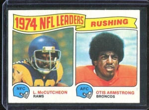 1975 Topps Football # 1 NFL Rushing Leaders (NM) Near Mint - Picture 1 of 2