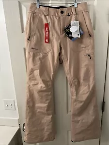 Volcom Knox Insulated Gore-Tex Pants Women’s Size XS Tan/Beige (H1252301) - Picture 1 of 3