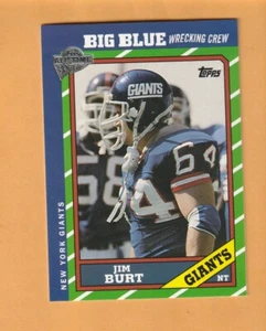 Jim Burt New York Giants 2004 Topps favoritos de los fanáticos #37 Miami Hurricanes 7P - Imagen 1 de 2