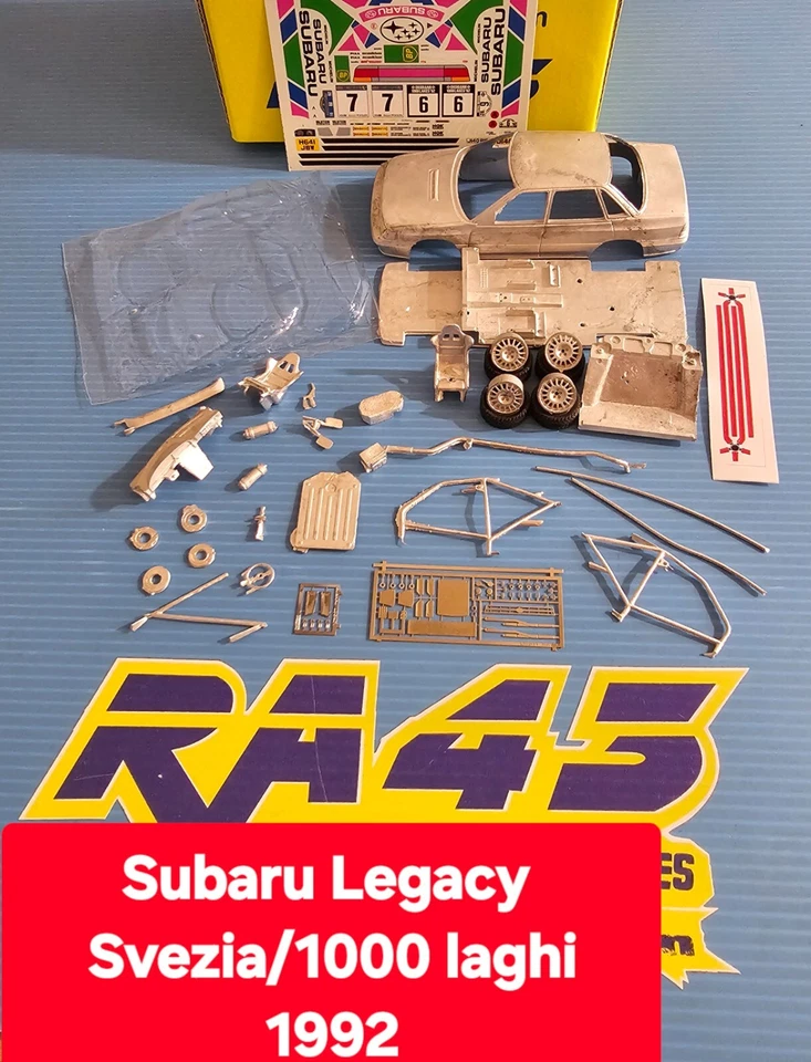 1/43 Subaru Legacy Rally Svezia/1000 laghi 1992 Vatanen McRae Kit - Immagine 1 di 1