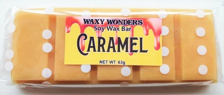 CARAMEL Soy Wax BAR 63g WAXY WONDERS - Image 1 of 1