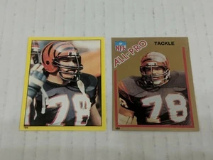 2 Different 1982 Topps ANTHONY MUNOZ Stickers! (Rookie!) Bengals! USC Trojans! - Picture 1 of 3