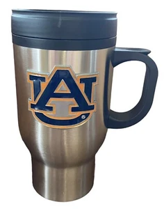 Auburn Tigers Stainless Steel 16oz Travel Mug by Great American Products-New - Picture 1 of 1