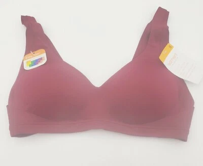 Sujetador inalámbrico Warners sin efectos secundarios S suavizante de axilas y espalda RA2231A granate Foto 1 de 4