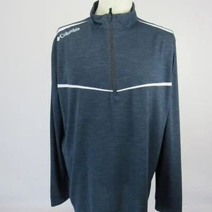 Pullover Columbia Golf gris cuarto cremallera manga larga para hombre XL - Imagen 1 de 14