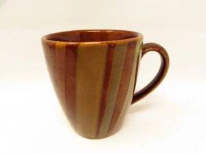 Avanti Brown by Sango Mug Stripes on Brown b254 - Picture 1 of 2