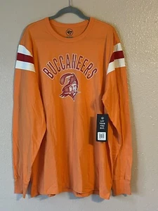 Men's 2XL NWT Tampa Bay Buccaneers '47 Franklin Rooted Long Sleeve T-Shirt - Picture 1 of 8