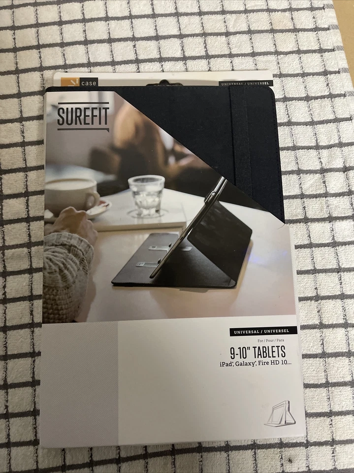 Case Logic 9-10" Surefit Classic Folio Case for Tablets Black - Image 1 of 4