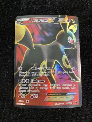 Umbreon EX 119/124 - Full Art Holo - Pokémon TCG Fates Collide English Near Mint - Image 1 of 2