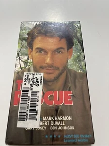 The Rescue Mark Harmon Rare Sealed VHS Mntex Entertainment 1991 Action Rated R - Picture 1 of 24