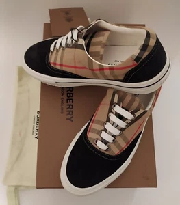 Burberry Wilson Low-Top Herren Sneaker UK Größe 6,5 Neu - Bild 1 von 12