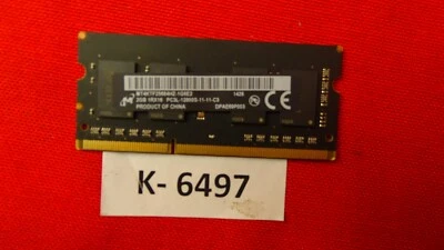 RAM Micron 2GB MT4KTF25664HZ-1G6E2 PC3-12800 1600MHz 204pin - Image 1 of 2