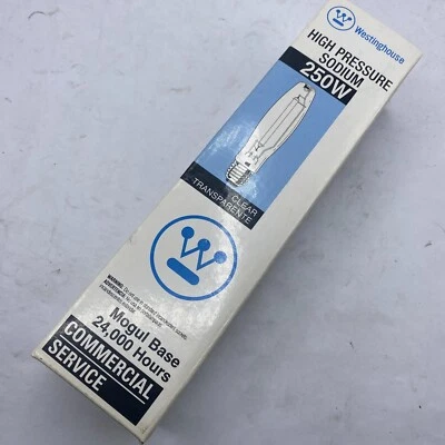 WESTINGHOUSE LU250/S50 High Pressure Sodium Clear Lamp Bulb 250W Mogul Base ⭐ - Image 1 of 4