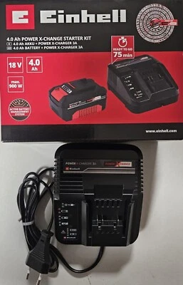 Einhell PXC Ladegerät 3A 18V 30min Power X-Change Original für 4 Ah Akku - Bild 1 von 4