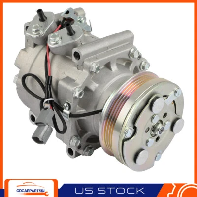 AC A/C Compressor For Honda Civic 1.5L 1.6L 92-93 Civic del Sol 1993 1.5L 1.6L - Image 1 of 4