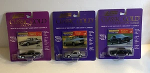 3 Johnny Lightning Silver Black 80's 1982 Buick Grand National Classic Gold 1:64 - Picture 1 of 5