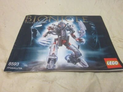 Lego Bionicle 8593 Makuta Instructions Manual Only  - Image 1 of 4