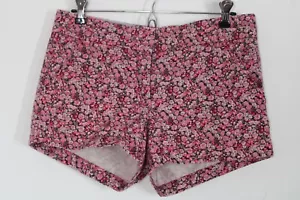 J Crew 4 Pink Liberty Floral Cotton Chino Shorts 47943 - Picture 1 of 7