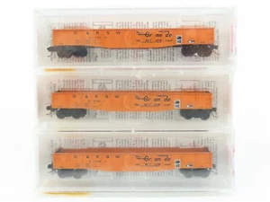 N Scale Micro-Trains MTL 46042 D&RGW Rio Grande 50' Gondola 3-Pack -Sealed - Picture 1 of 9