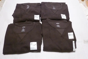 4 Sonoma braune Thermoshirts Herren großer Rundhalsausschnitt Langarm NEU mit Etikett - Bild 1 von 3
