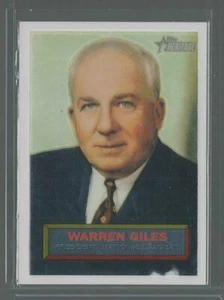 2005 TOPPS HERITAGE CHROME WARREN GILES NATIONAL LEAG SHORT PRINT RARE 0058/1956 - Picture 1 of 2