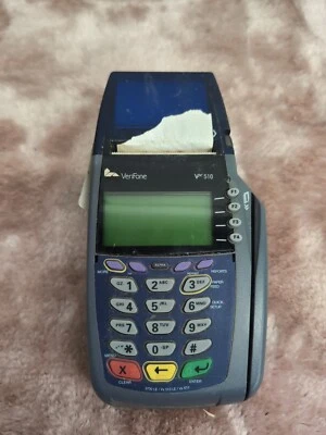 VeriFone VX510-PIC Credit Card Machine *NO POWER CORD AS IS PARTS/REPAIR READ - Image 1 of 4
